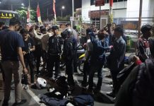 Polresta Bandarlampung Gelar Patroli Gabungan Blue Light