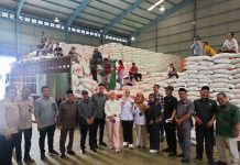 Komisi II DPRD Lampung Bersama Bulog Pastikan Bahan Pangan Beras Aman