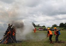 Antisipasi Kebakaran Lahan, Bungamayang Gelar Apel Siaga Karhutla