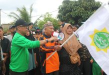 Rayakan Harlah ke-29 MTI Al-Hanif Lampung Ajak Jamaah dan Warga Jalan Sehat