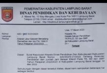 Disdikbud Kabupaten Lambar Tetapkan Waktu Libur Jelang Ramadhan