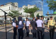 KAI Divre IV Tanjungkarang Gelar Apel Pasukan Angkutan Lebaran 2023