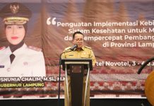 Gubernur Arinal Buka Raker Kesehatan 2023, Ajak Jajaran Kesehatan Optimalkan Sinergi Tingkatkan Akses dan Mutu Pelayanan Wujudkan Lampung Sehat Berjaya