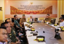 Wagub Lampung Ikuti Virtual Peluncuran Program Pelaksanaan Rekomendasi Penyelesaian Pelangggaran HAM Berat Non Yudisial oleh Presiden Joko Widodo