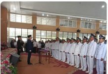 Bupati Waykanan Lantik 17 Kepala Kampung Terpilih Hasil Pilkam Serentak 2023
