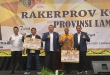 Gubernur Lampung Arinal Djunaidi Buka Rakerprov KONI
