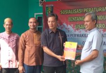 Syarif Hidayat Sosperda Perlindungan dan Pemberdayaan UMKM