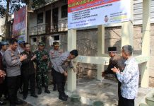 Fasilitas Air Bersih PTPN VII-Polda Lampung untuk Desa Negeri Jemanten