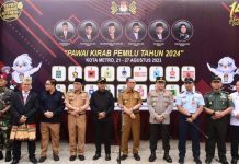 Ketua DPRD Lampung Hadiri Kirab dan Deklarasi Pemilu 2024