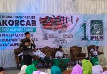 PKB Lampung Gelar Rakorcab Serentak di 15 Kabupaten Kota