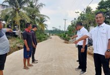 PTPN IV Bangun Rabat Beton Jalan Desa Maligas Tongah Guna Mempermudah Aktivitas Masyarakat