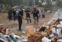 Bea Cukai Sumbagbar Musnahkan Jutaan Rokok dan Minuman Alkohol Ilegal dengan Nilai Lebih Dari Delapan Miliar Rupiah