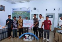 PTPN I Regional 4 Salurkan Bantuan Sumur Bor Dan Pompa Air untuk Petani Klaten