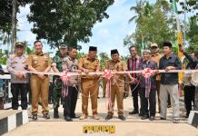 Bupati Pesawaran Resmikan Jembatan Kawagu