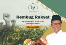 Hari Ini Mahfud MD Rembug Rakyat Bersama 10 Ribu Warga di Pesawaran