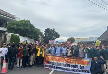 Ratusan Mahasiswa Lampung Minta Prabowo Teken 10 Point Pakta Integritas