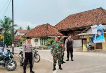 Jelang Pemilu Petugas Gabungan Di Pringsewu Patroli Bersama