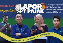 PT SGN Gelar Petunjuk dan Himbau Karyawan Lapor SPT