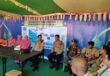 Sukses Polsek Maje Jalankan Tugas Giat Ops Ketupat Nala 2024 di Pospam Linau