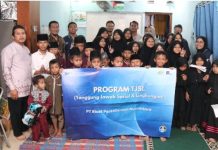 Tim TJSL-BUMN Muda Perkebunan PT RPN, Salurkan Dana TJSL Kepada Anak Yatim