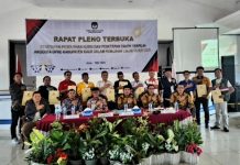 Pleno Terbuka Penetapan Kursi Calon Anggota DPRD Kaur 25 Orang Terpilih Pemilihan Umum Tahun 2024