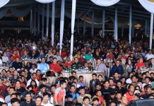 Ribuan Masyarakat Kota Bandarlampung Nobar Piala AFC U-23