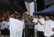 M.Firsada Melepas Peserta Pawai Takbir Keliling