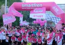 Ratusan Warga Palembang Ramaikan Lari Santai Road to Smartfren Run 2024