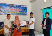 Pemerintah Kampung Gunung Labuhan Salurkan BLT DD Tahap 3