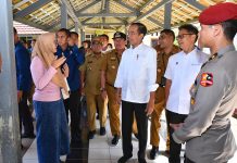 Presiden Jokowi Didampingi Sejumlah Menteri dan Pj. Gubernur Samsudin Kunjungi ke RSUD Alimuddin Umar