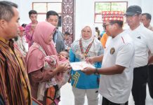 Pj. Gubernur dan Ibu Maidawati Tinjau Penanggulangan Stunting dan Posyandu di Lamban Pancasila