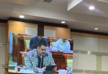 Samsudin Dampingi Menpora pada Rapat Kerja DPR di Sela Tugas Sebagai Pj. Gubernur Lampung