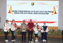 Pj. Gubernur Lampung Gelar Silaturahmi dengan LAN RI dan Atlet Peraih Medali PON XXI