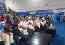 Pj. Gubernur Samsudin Hadir dan Memberi Dukungan Langsung kepada Atlet PON XXI Lampung di Banda Aceh