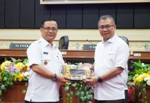 Pemprov Lampung Terima Kunjungan Tim Studi Lapangan Pelatihan Kepemimpinan Pengawas Angkatan III dan IV Provinsi Sumsel