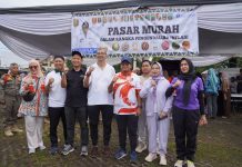 Pj. Gubernur Lampung Tinjau Pasar Murah