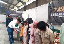 Syukuran Juara, PTPN I Reg.7 Kebun Tulung Buyut Menjamu Karyawan dan Anak Yatim