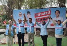 Heri Kusno NJA Deklarasi Dukung Ela-Azwar Hadi