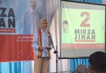 Cawagub Jihan Ajak Relawan Kampanye Damai