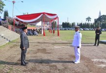Pj. Gubernur Lampung Pimpin Upacara Hari Kesaktian Pancasila