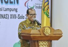 Pj. Gubernur Lampung Lepas Kontingen NPC untuk Peparnas XVII Solo 2024