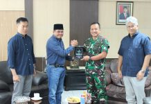 Kunjungi PTPN I Regional 7, Danbrigrif Siap Jaga Aset Negara
