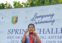 Membanggakan Nathansyah Raih Juara I di Kejuaraan Renang Antar Pelajar