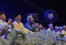 Sholawatan Bersama Mirza-Jihan di Hadiri Puluhan Ribu Masyarakat Tubaba