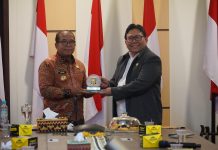 Pj Lampung Terima Kunjungan Pimpinan Ombudsman RI dan Tim Bappenas