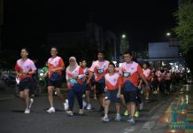 Pertama di Lampung Sekelik Night Run Diikuti Ribuan Pelari