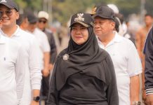 Eva Dwiana-Deddy Ikut Gladi Bersih Pelantikan Walikota dan Wakil Walikota Bandarlampung
