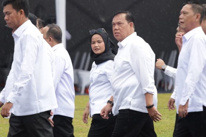 pasangan calon bupati dan wakil bupati Lampung Timur (Lamtim) terpilih, Ela Siti Nuryamah dan Azwar Hadi