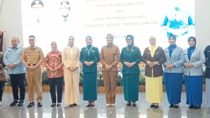 Jihan Harapkan Sinergitas Seluruh Ketua TP PKK se-Lampung