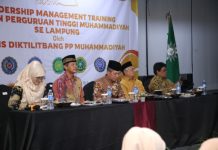 Membangun Pemimpin Unggul, UML Gelar Pelatihan LMT Muhammadiyah se-Lampung